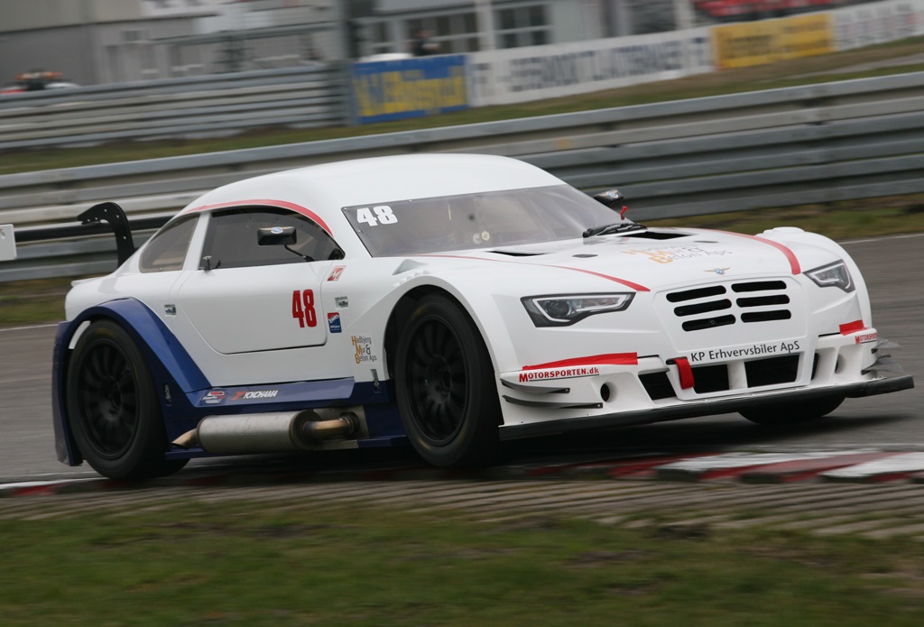 Frederik Nymark fandt hurtigt farten i den nye bil.
(Foto: Motorsporten.dk)